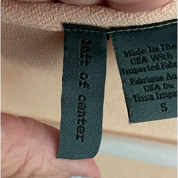 Anthropologie (LEFT OF CENTER) Peach Tunic-type Blouse, Size Small - Picture 8 of 10